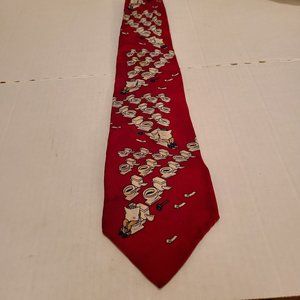 After Dark Novelty "Toilet" Men Silk Tie Very Good